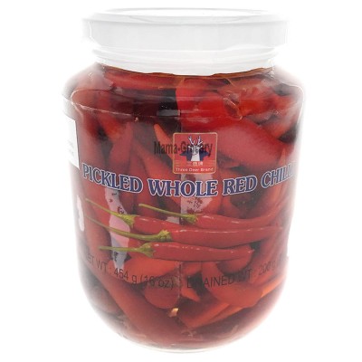 CTF Pickled Whole Red Chilli 454g 